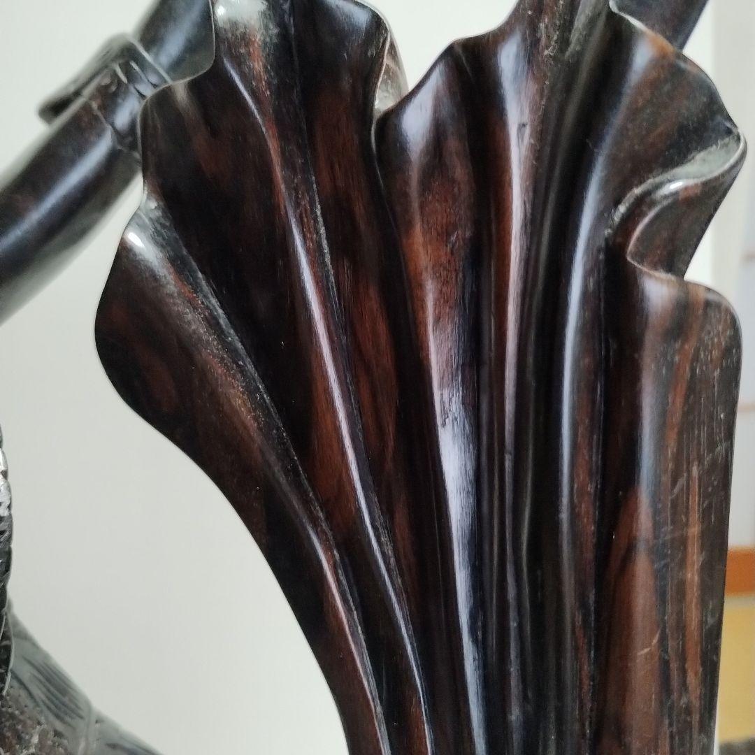 バリ島の伝統工芸　黒檀バリ人形