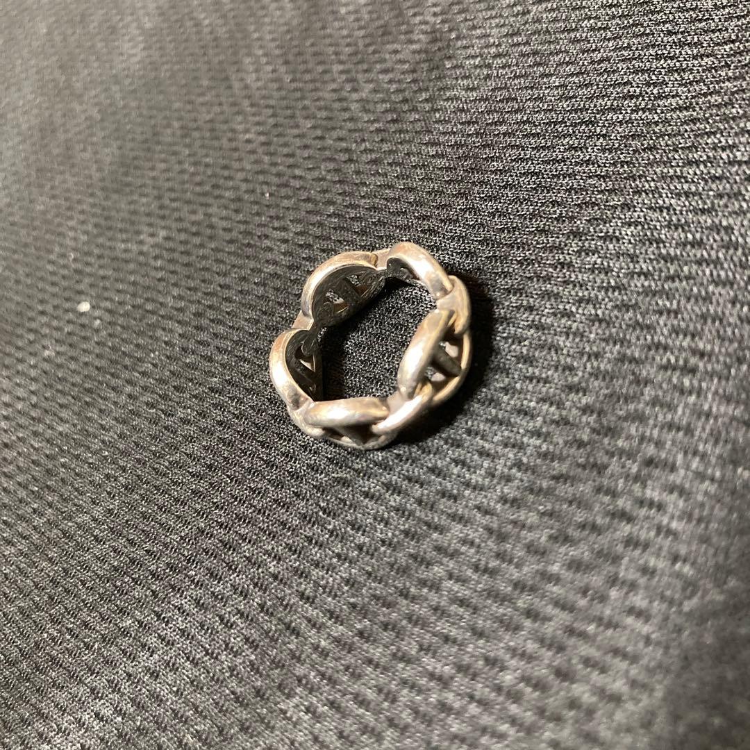 【人気モデル】エルメス　リング　シェーヌダンクル　アンシェネ48 シルバー