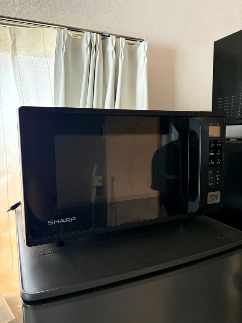 SHARP 単機能電子レンジ ブラック
