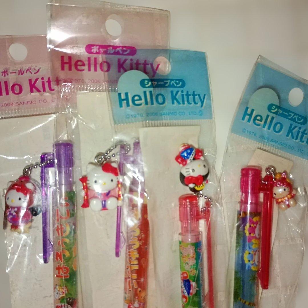 キティちゃん ご当地 ボールペン シャープペン ストラップ ピンバッチ 鈴