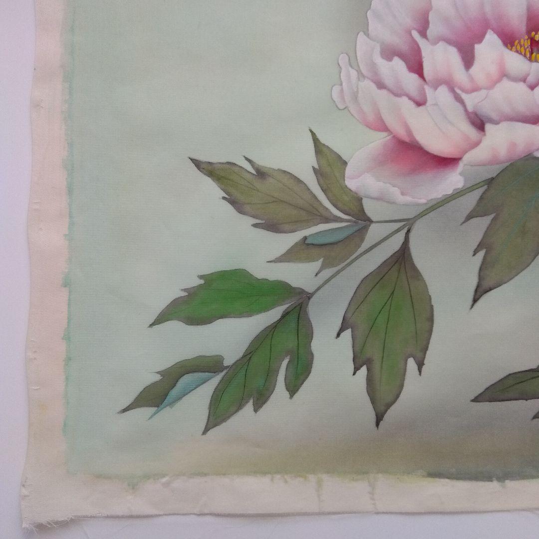 【展示済】牡丹 ぼたん ボタン 絵画 油彩画 peony