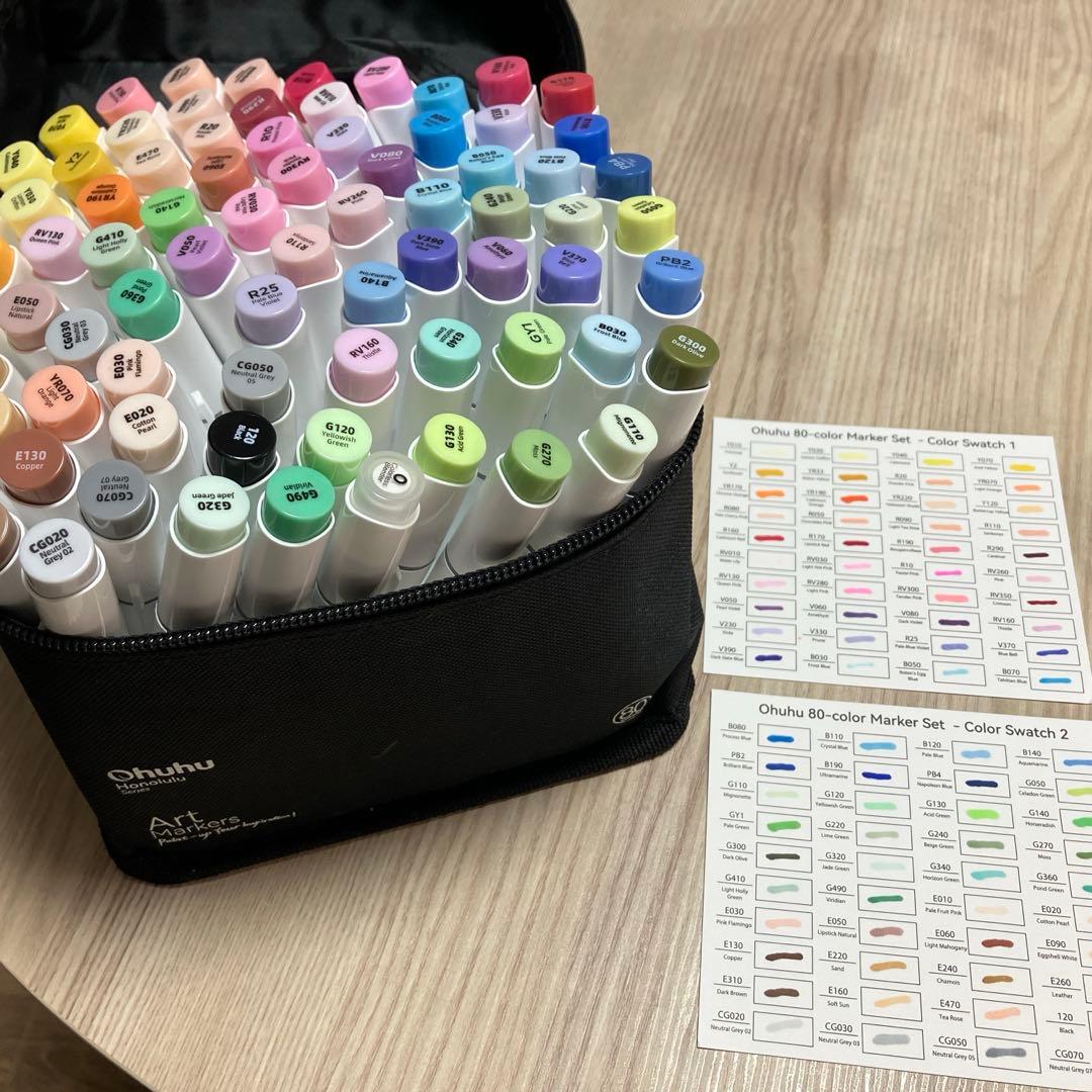 【Ohuhu】 オフーフ マーカー セット