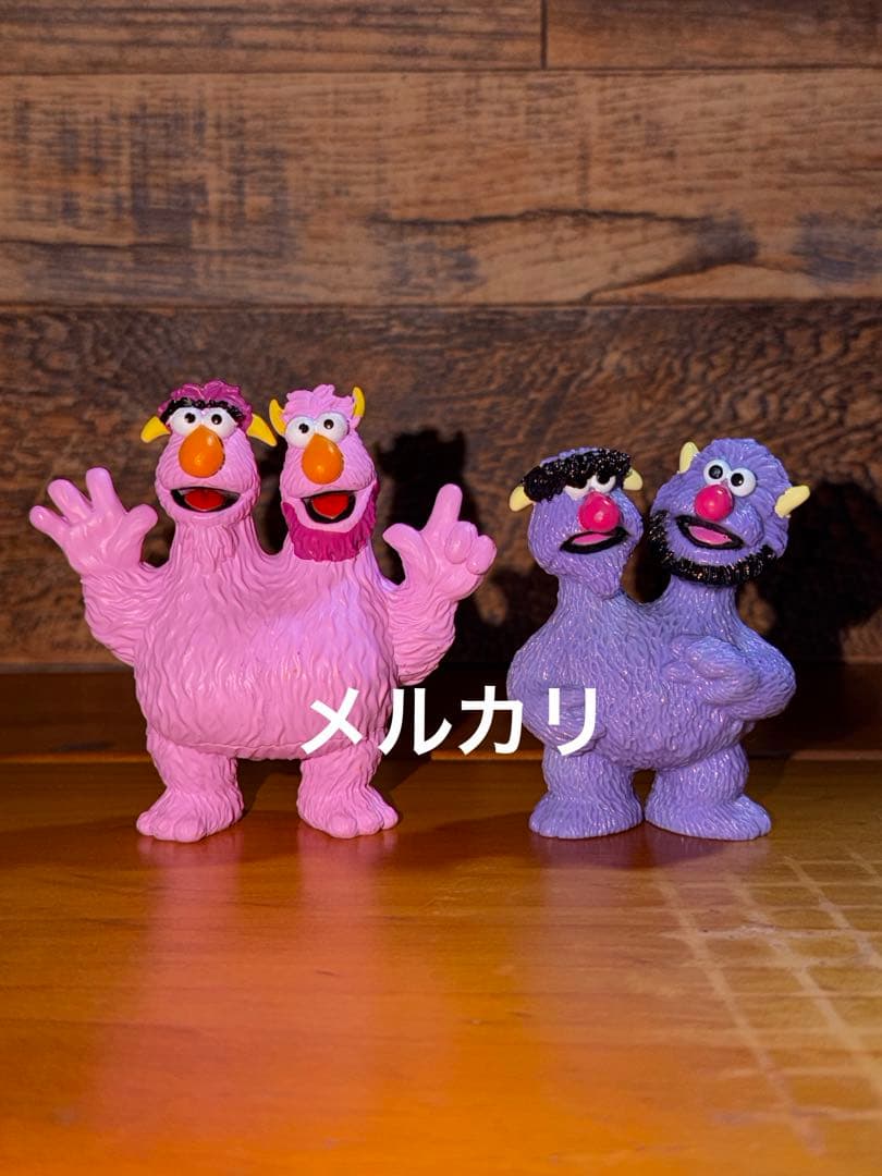 ヴィンテージ セサミ ツーヘッドモンスター ジムヘンソン フィギュア アメトイ