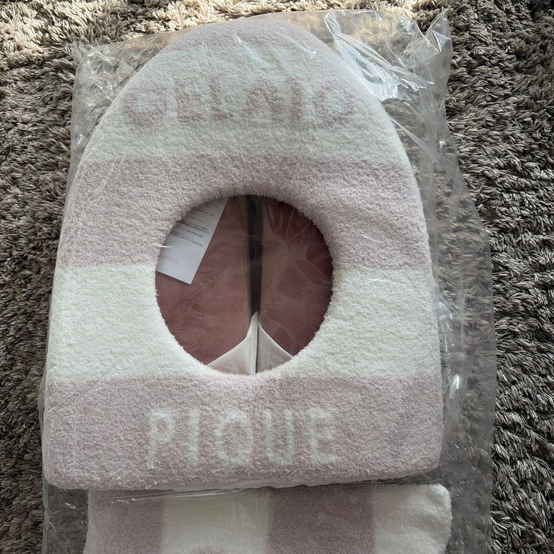 新品　gelato pique ジェラートピケ ベビモコハウス　犬　猫　ピンク