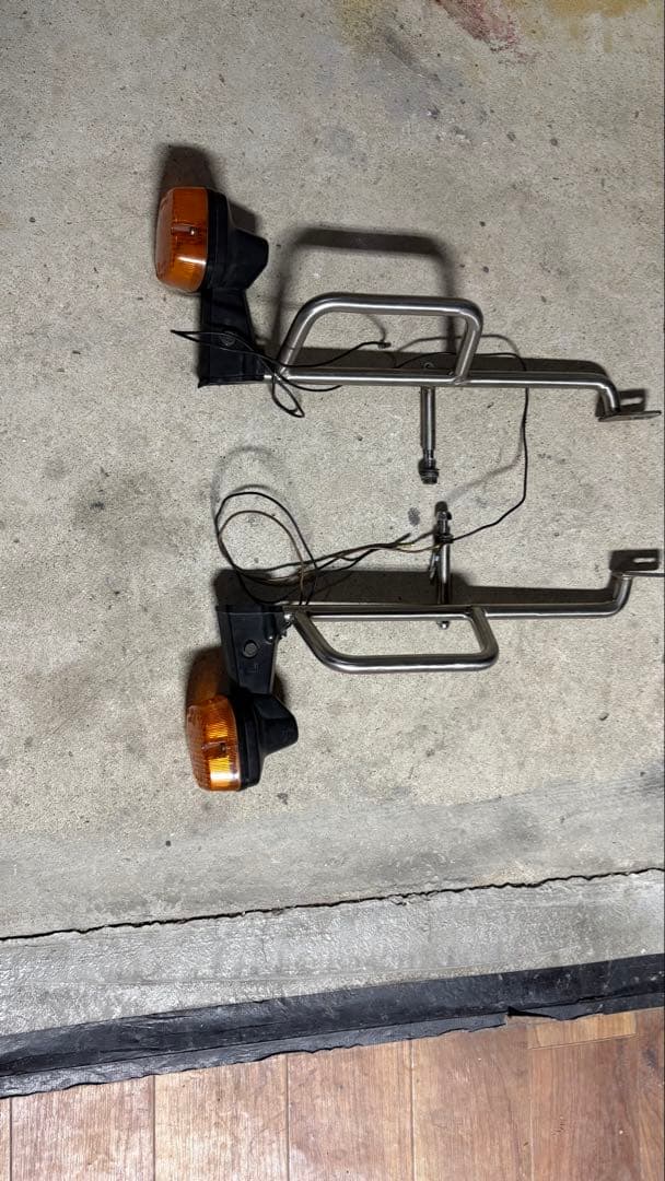 ホーク3 サイドグリップ　純正ウインカー前後セット