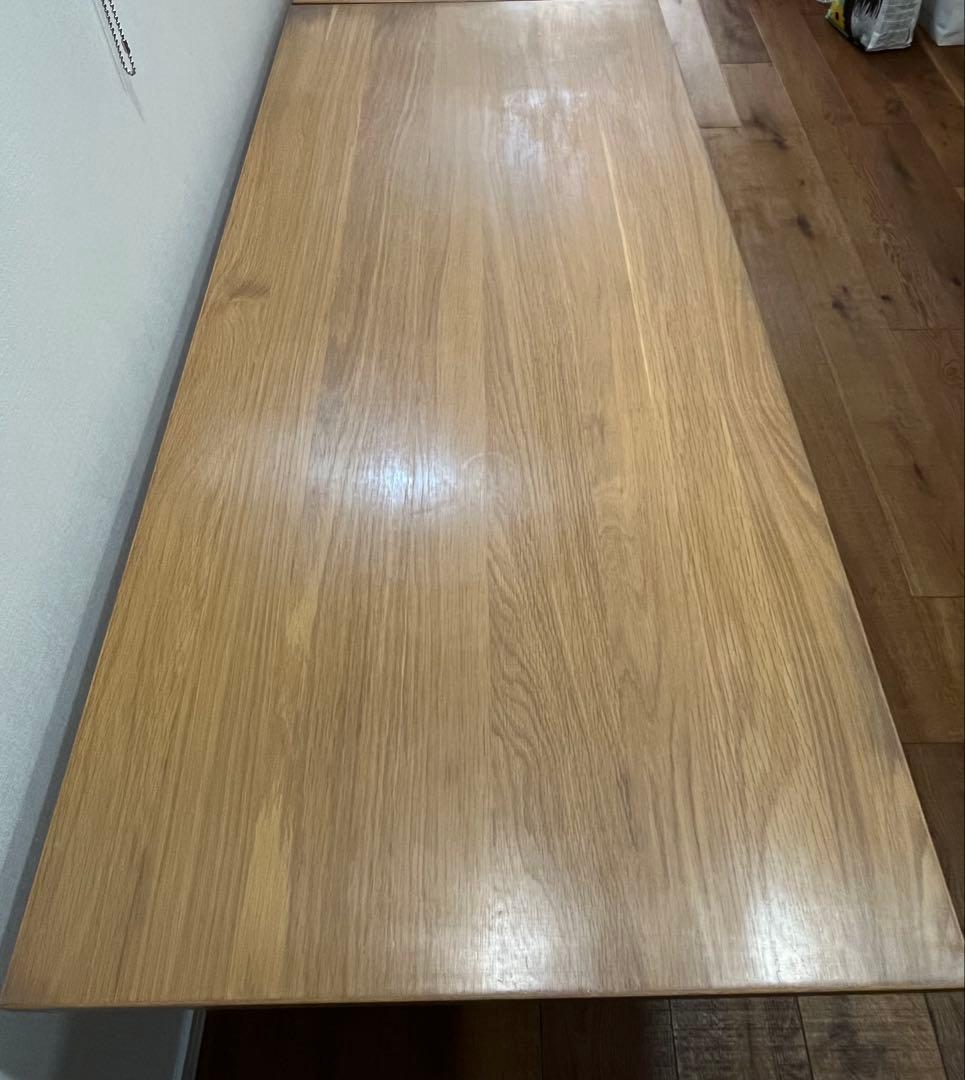 無印良品 MUJI 折りたたみテーブル160cm オーク材②