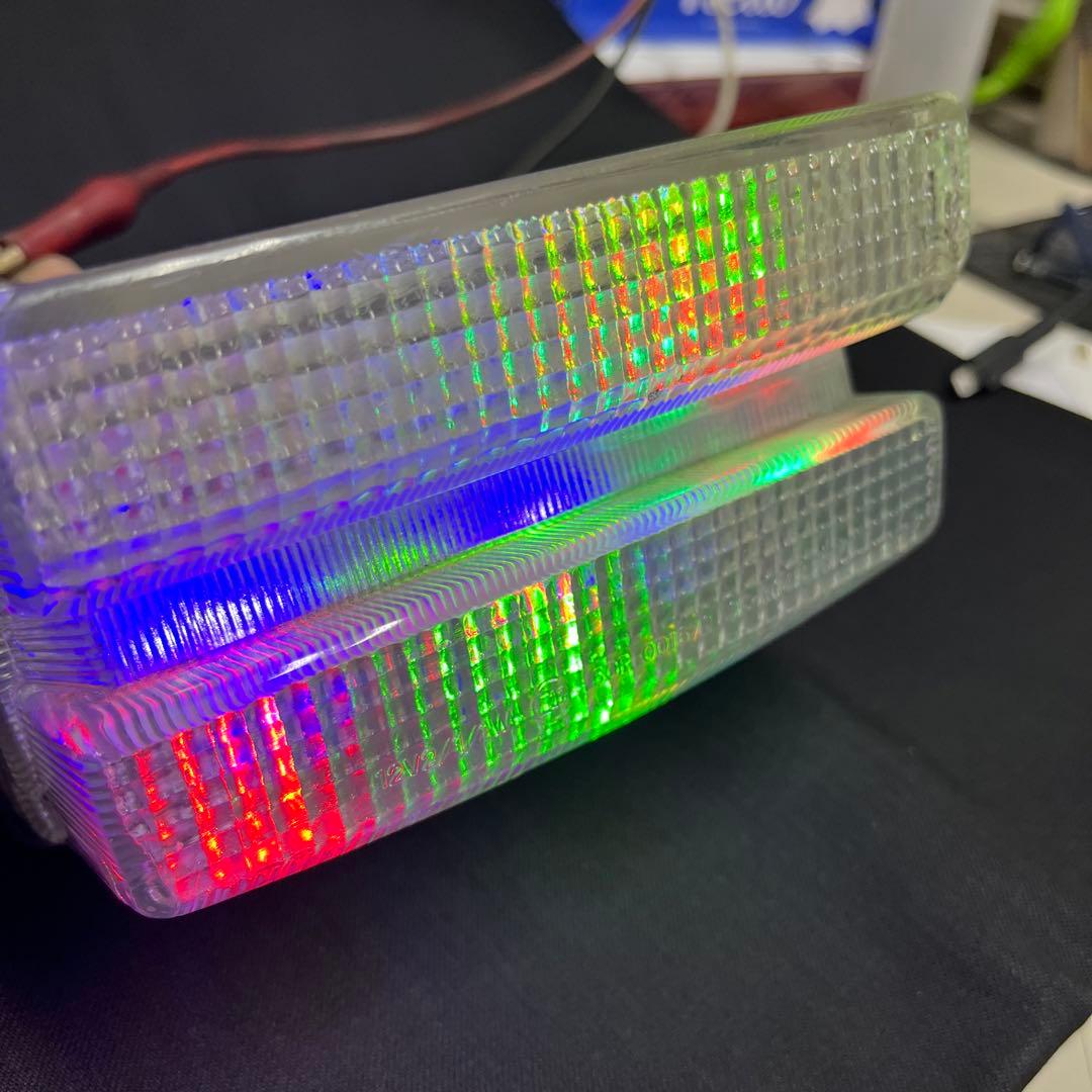 XJR400 4HM クリアテール LED 一部欠け有り