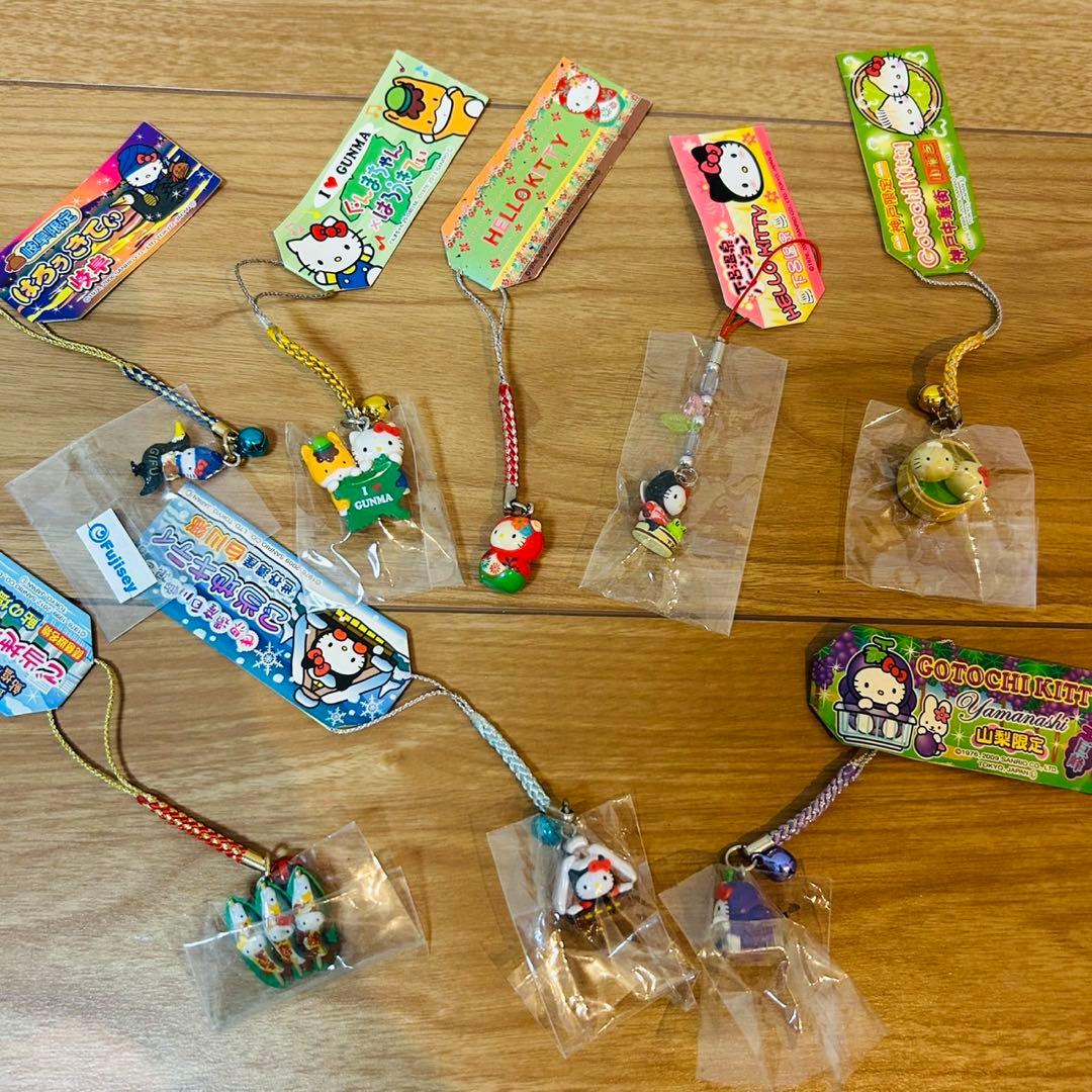 ハローキティストラップのまとめ売り