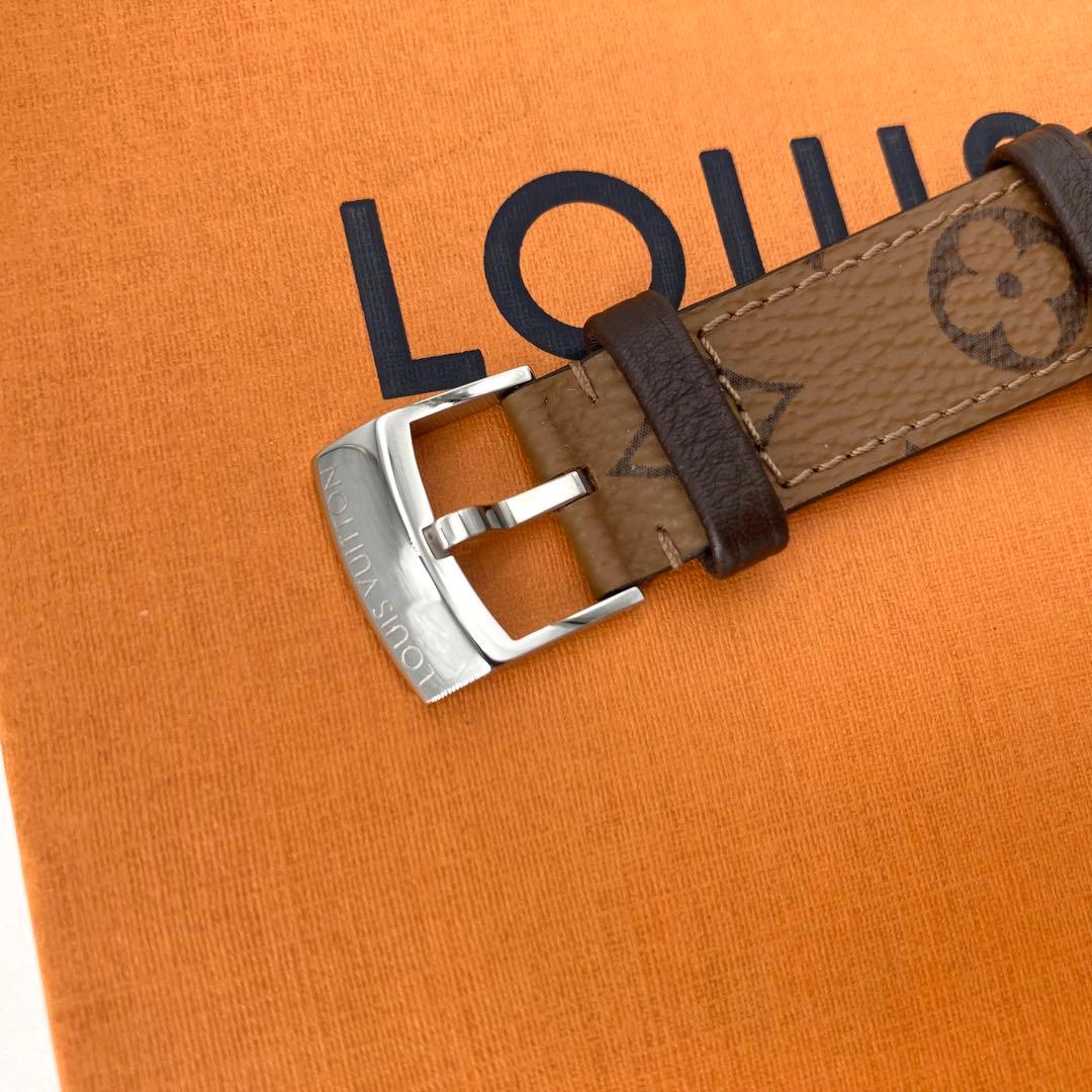 極美品 ルイヴィトン タンブール 純正ベルト モノグラムリバース 腕時計用 完売