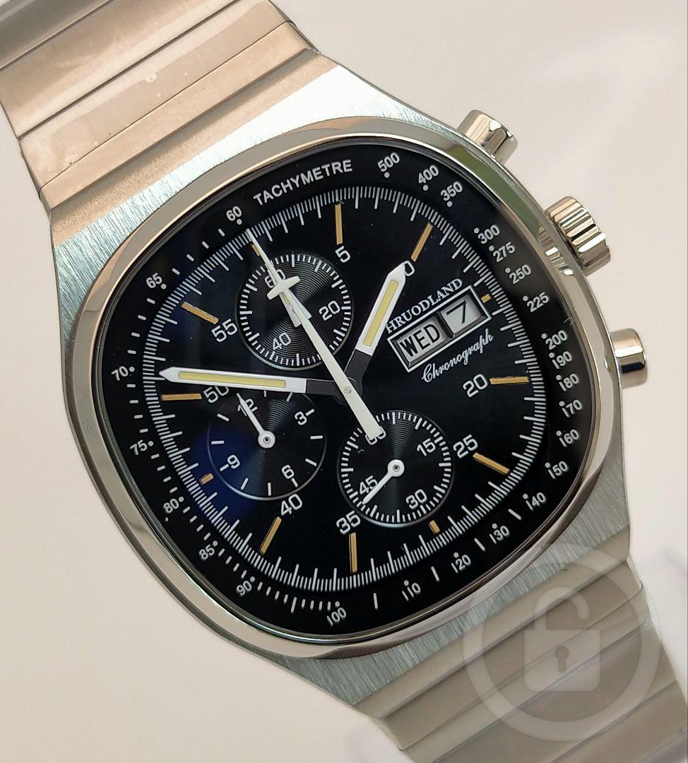 待望のテレビスクリーン型【御代田os00/新品】ムーンウォッチ クロノグラフ①