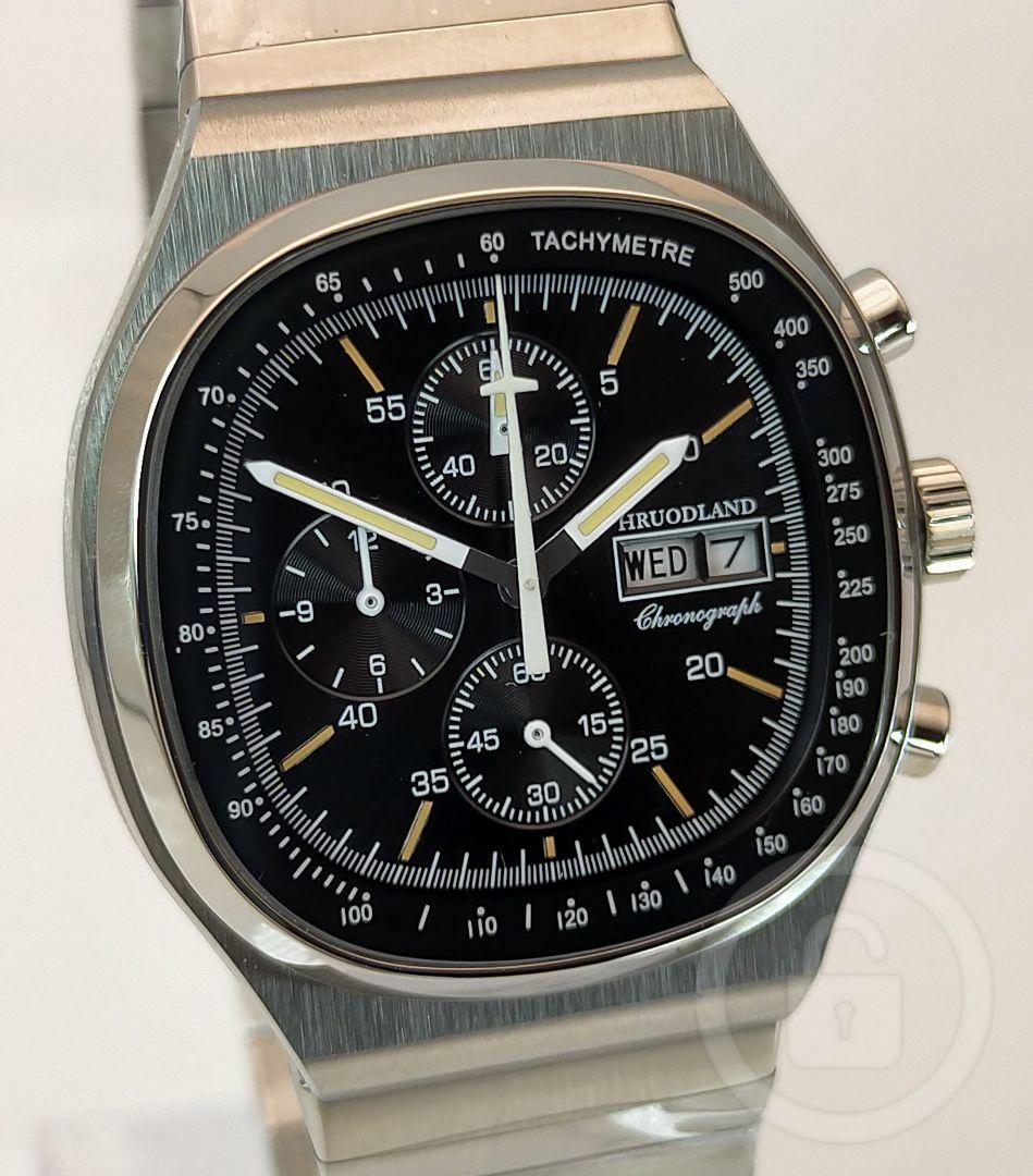 待望のテレビスクリーン型【御代田os00/新品】ムーンウォッチ クロノグラフ①