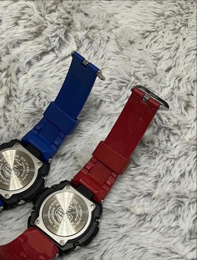 【2本セット】G-SHOCK GST-W300G ブルー とレッド