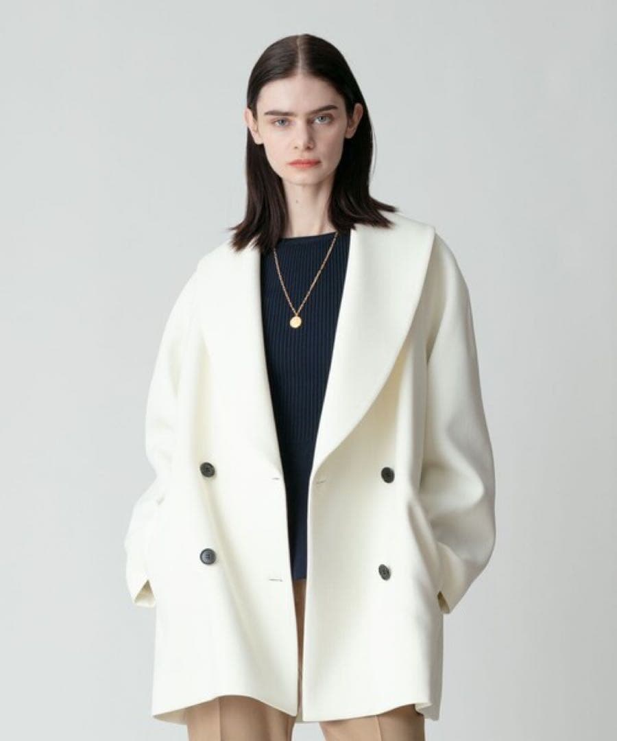 アルアバイル　ポリエステルショールカラーミドルタケコート