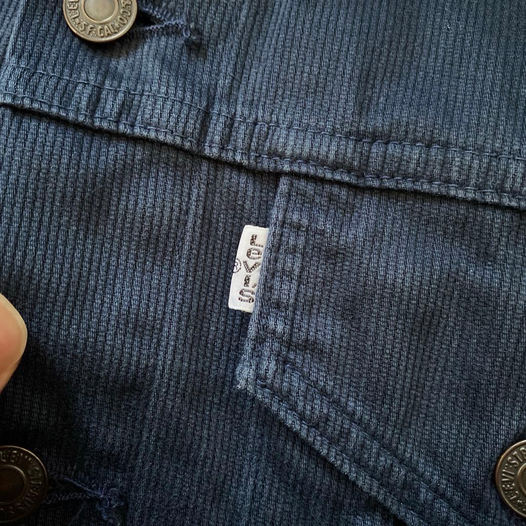 90's Levi's リーバイス 70505 ピケ ジャケット ネイビー 38