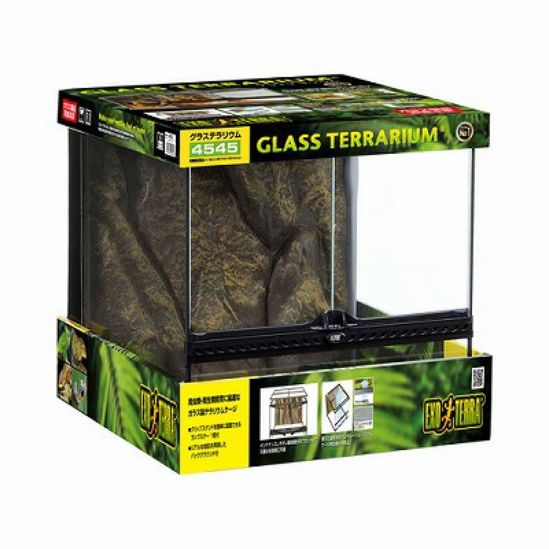 【未使用品】ジェックス エキゾテラ グラステラリウム 4545 ガラス製ゲージ