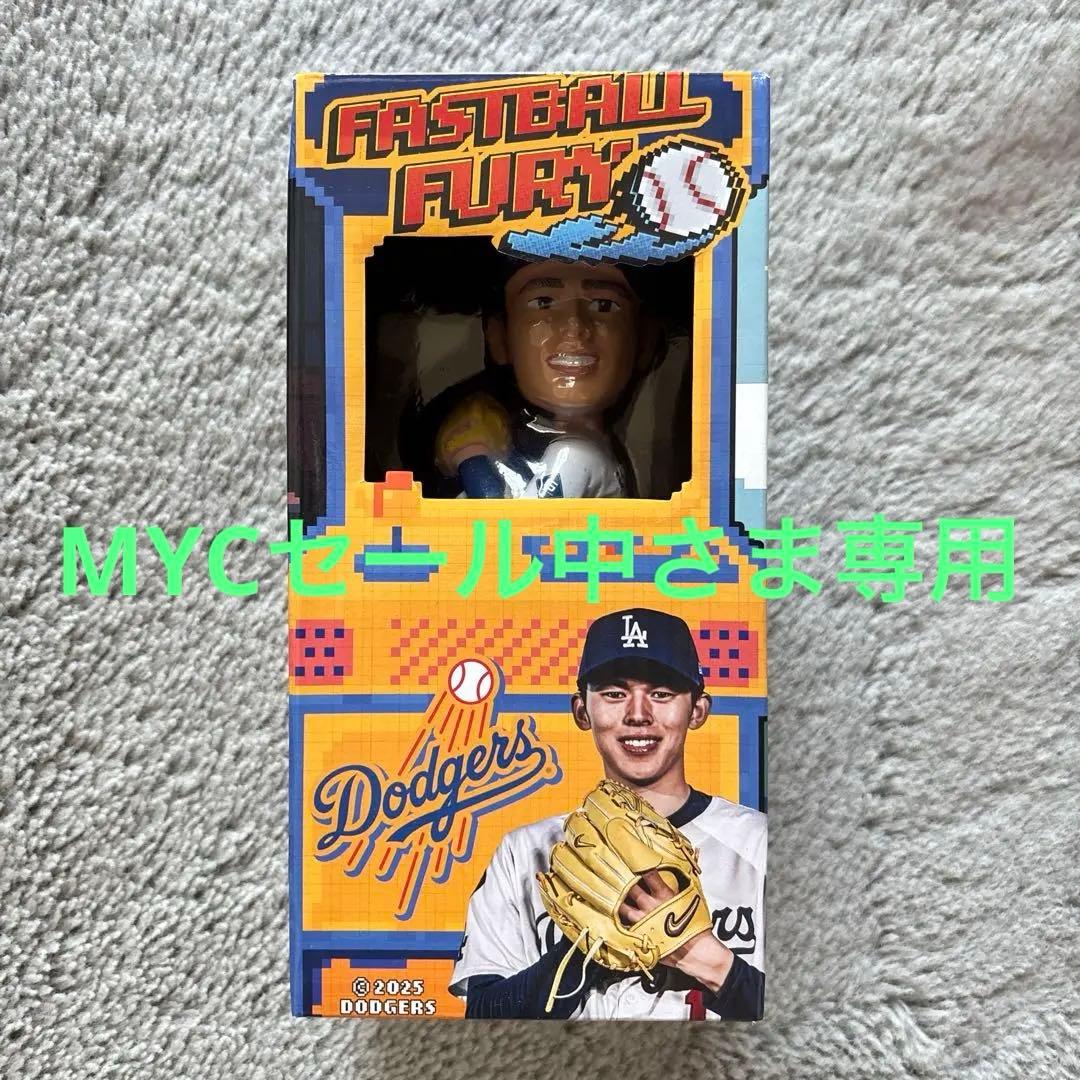 【佐々木朗希】ボブルヘッド　ドジャース　フィギュア