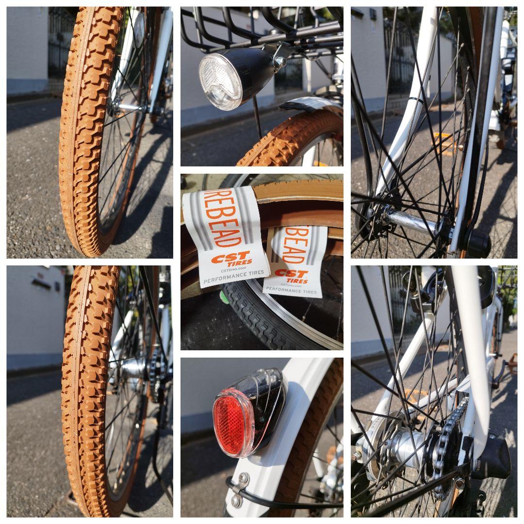 現行型バッテリー カラーコーデ ティモ S アクティブホワイト 26インチ