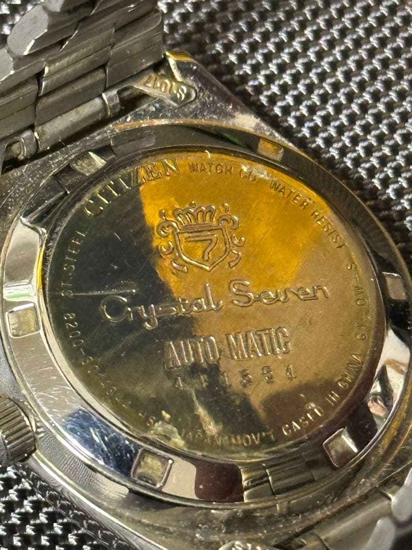 動作品　CITIZEN Crystal Seven 自動巻き メンズ時計