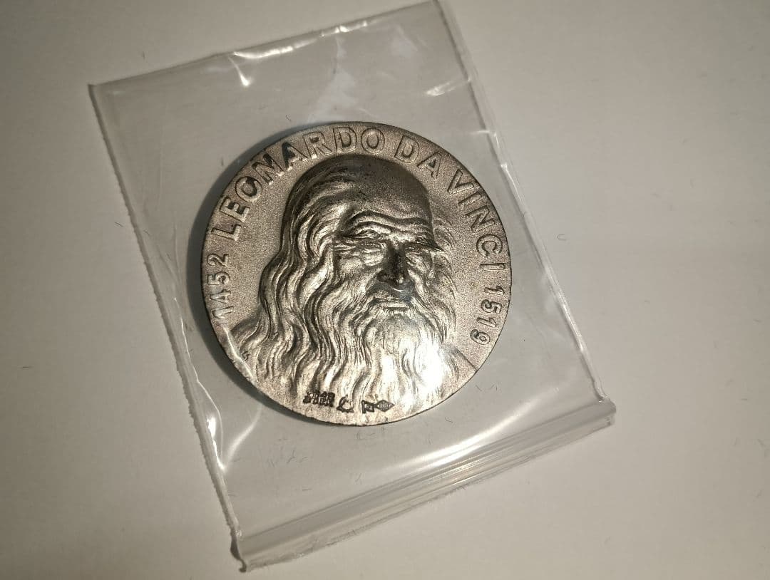 ✴*︎様 モナ・リザ来日祈念メダル 品位.999 純銀 モナ・リザ＆ダヴィンチ