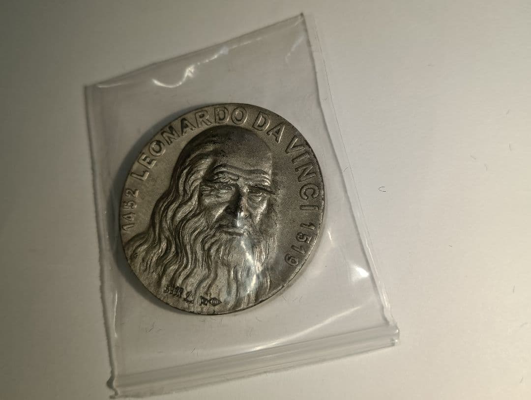 ✴*︎様 モナ・リザ来日祈念メダル 品位.999 純銀 モナ・リザ＆ダヴィンチ