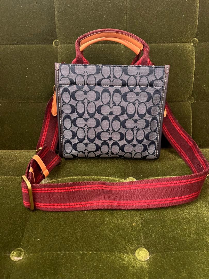 COACH デニム生地　ショルダーバッグ