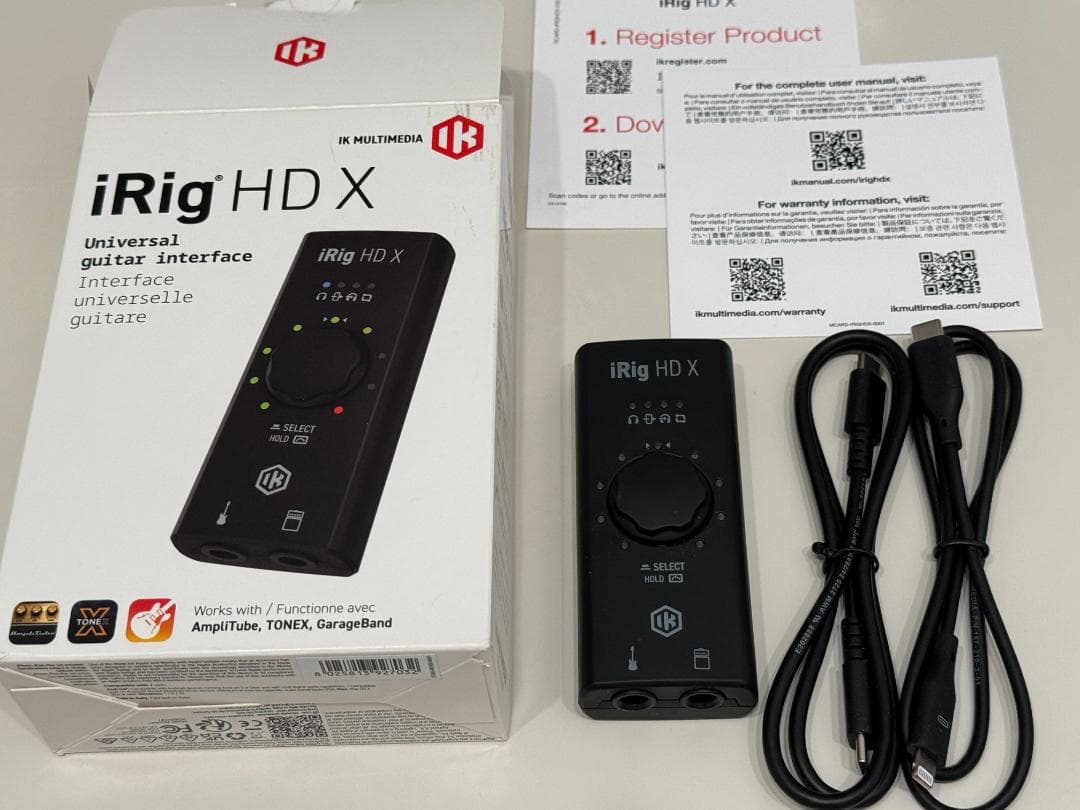 IK Multimedia iRig HD X ギター用インターフェイス