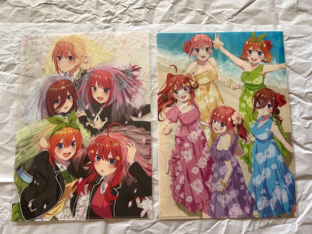 五等分の花嫁　クリアファイル　多数　まとめ売り