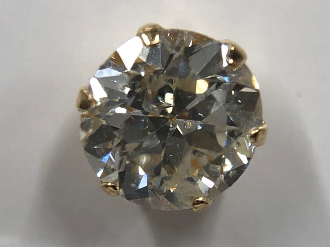 K18 0.952 ct K/L I-1 GOOD/VERY GOODピアス
