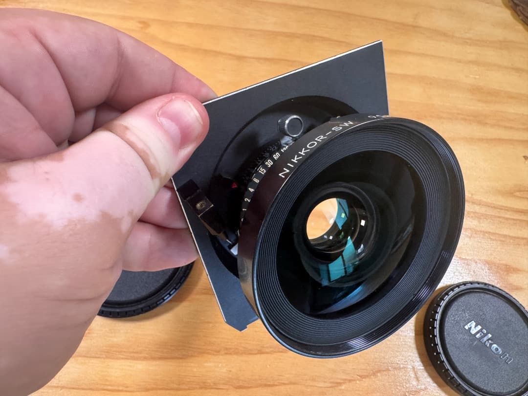 Nikon Nikkor-SW 90mm f/4.5 大判レンズ