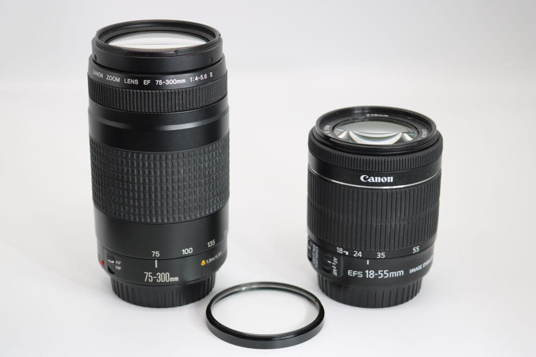 美品 【Canon EOS 8000D ダブルレンズセット】 安心保証あり