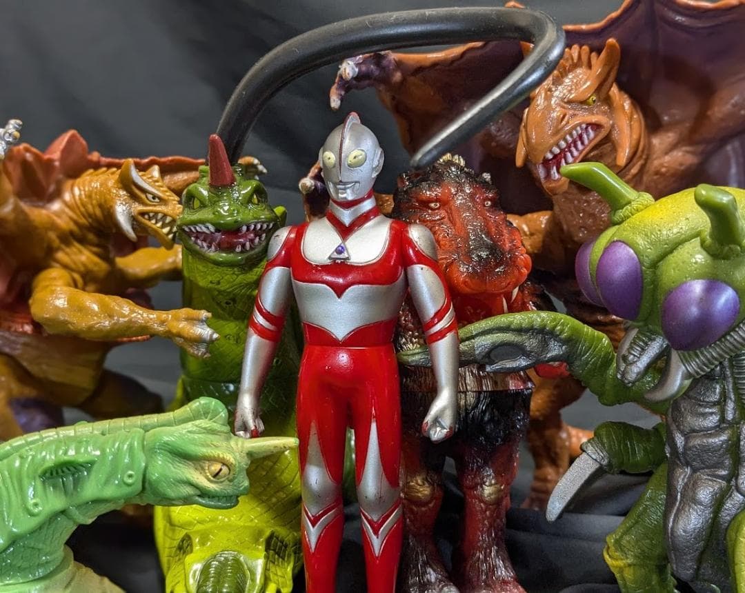ウルトラマングレート＆登場怪獣（バンダイ）ソフビフィギュア７体セット