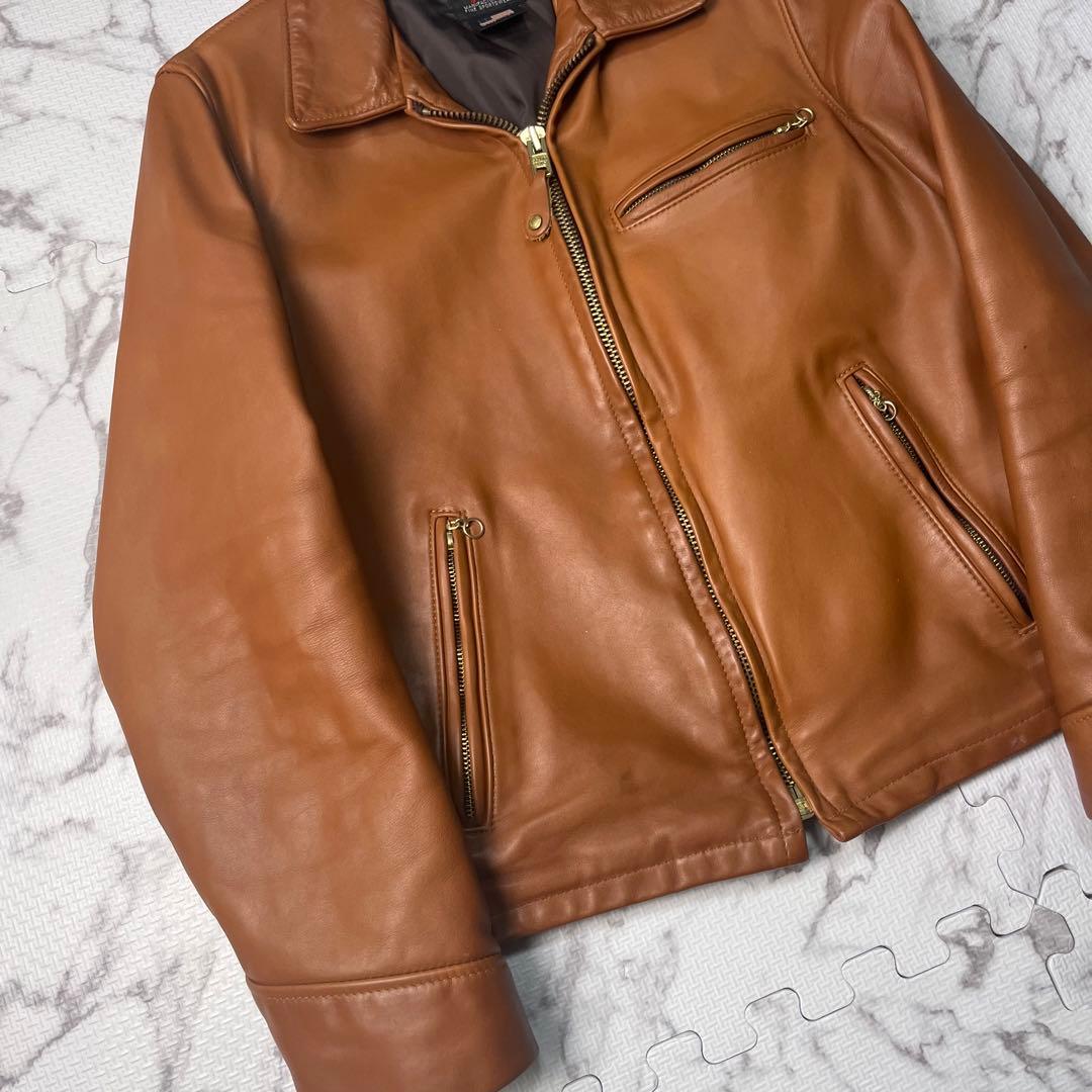 美品✨ 【米国製】schott トラッカージャケット 103US 38 茶色