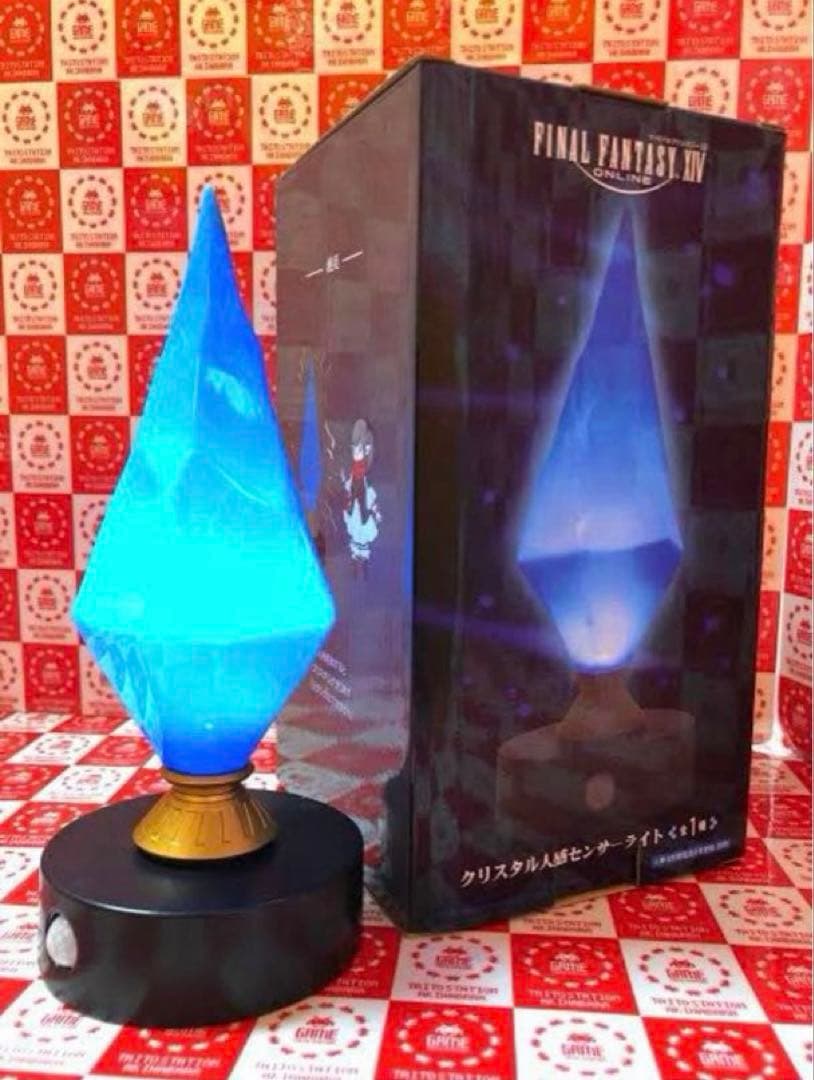 【非売品】ファイナルファンタジーXIV FF14 クリスタル人感センサーライト