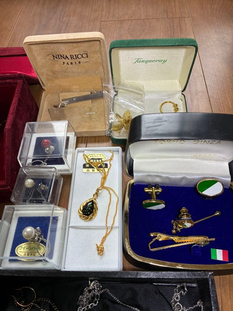 遺品整理　ネックレス　ピアス　まとめ　k18gp シルバー　925