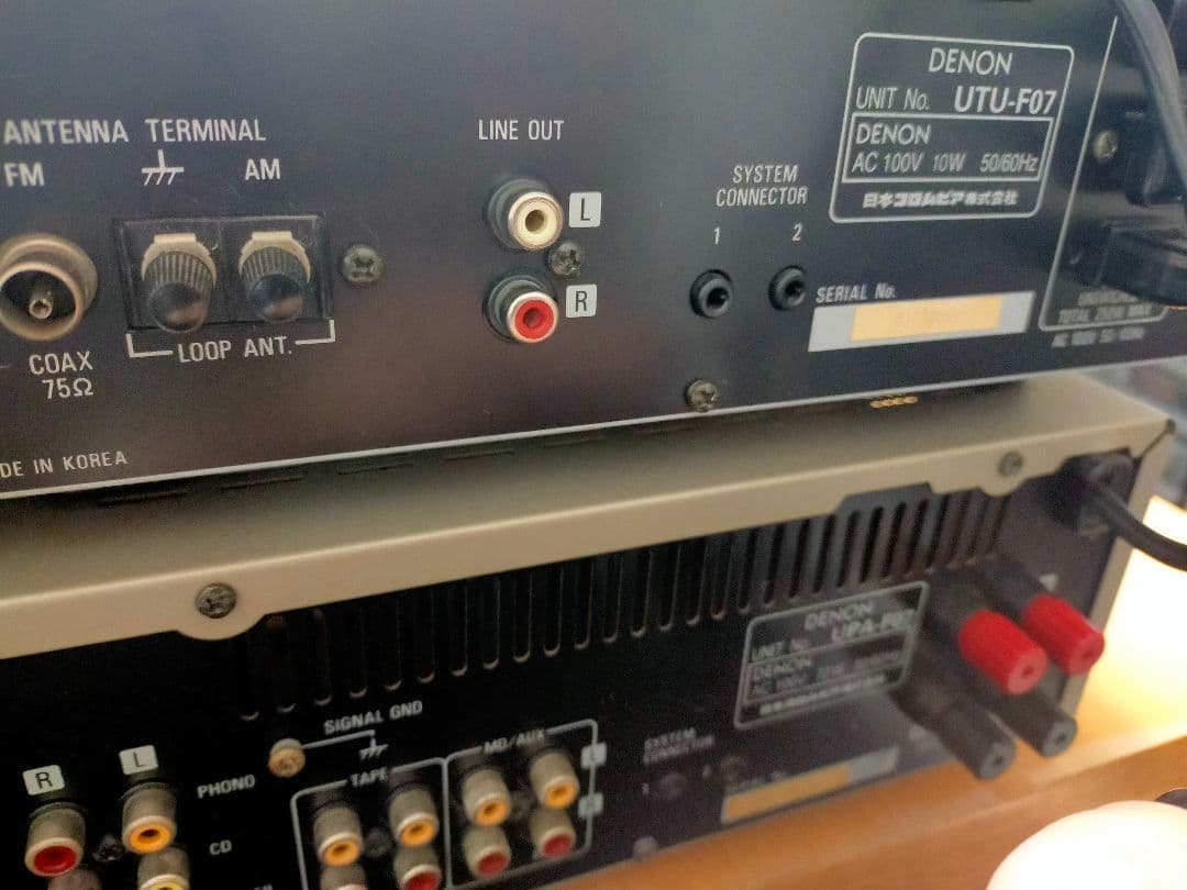 DENON デノン　UPA-F07　他 コンポ セット