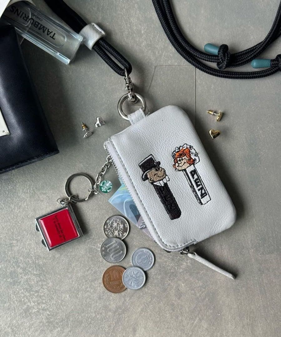 【PEZ(ペッツ) ×ear】WEB限定/牛革/カードケース/スマホショルダー