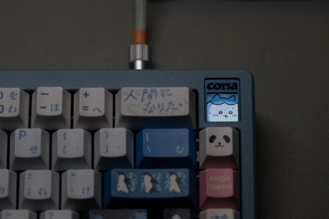 matrix 6XV 3.0 Corsa PVD Maroon 自作キーボード