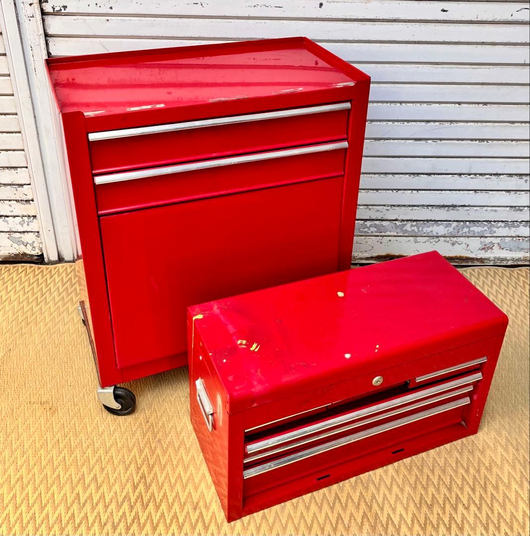 ③ ASTROPRODUCTS ツールキャビネット 上下セット　鍵付き ワゴン