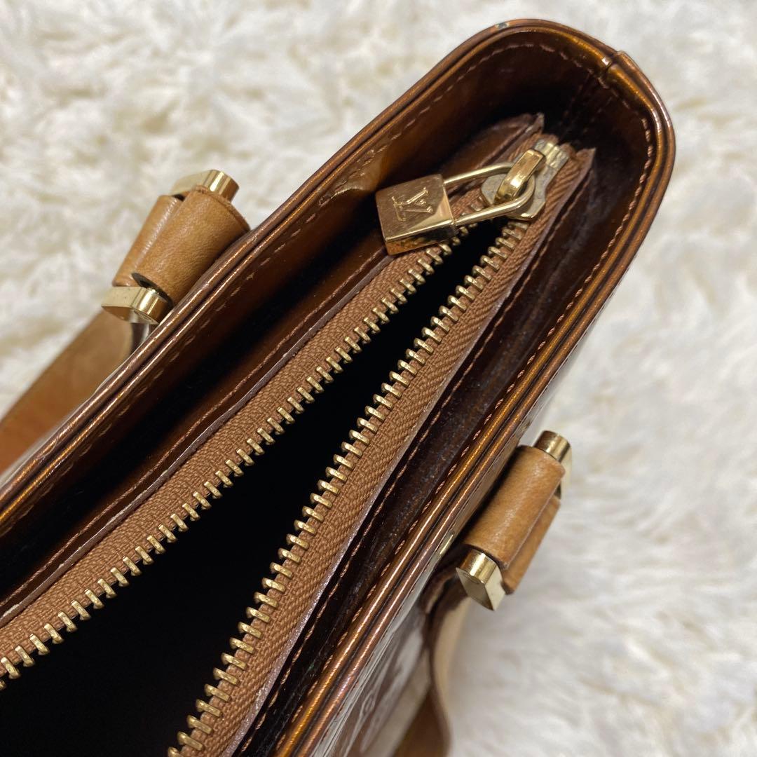 ルイヴィトン LOUIS VUITTON ヒューストン ヴェルニ ブロンズ