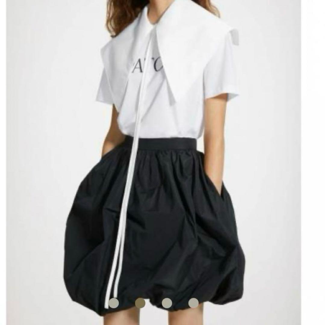 Patou パトゥ　バルーンスカート 34 XS ブラック　膝丈