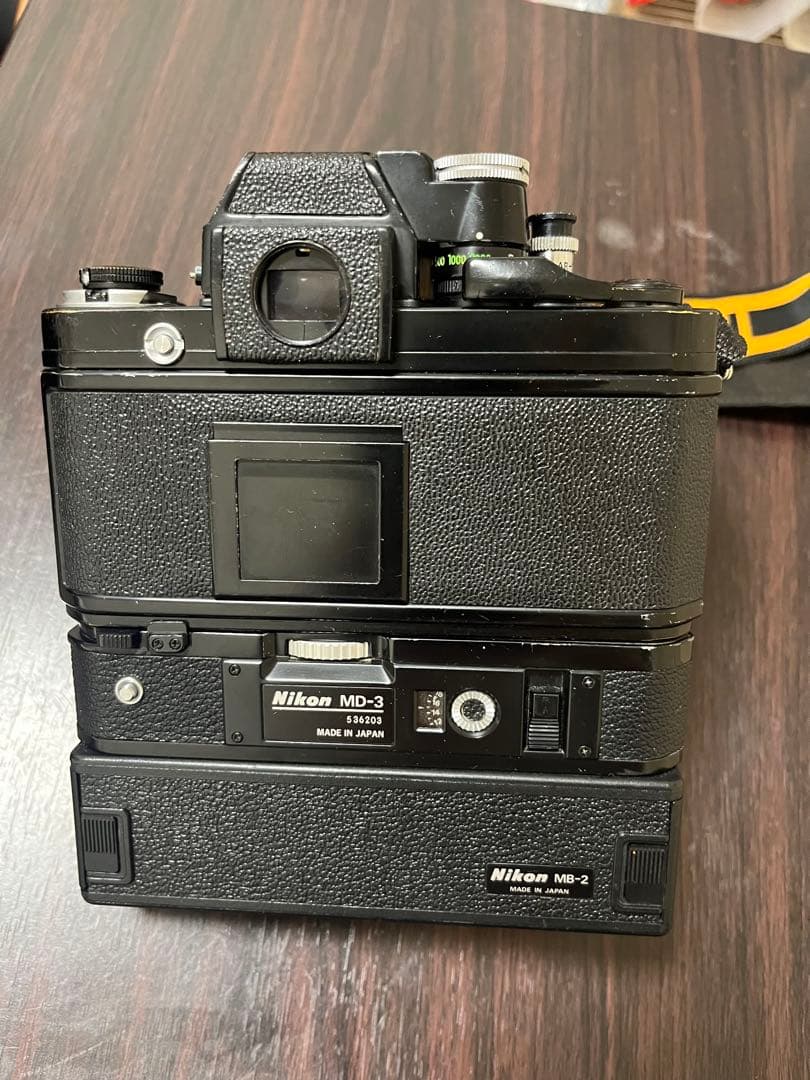 Nikon F2+MD3一眼レフカメラ Nikkorレンズ付き