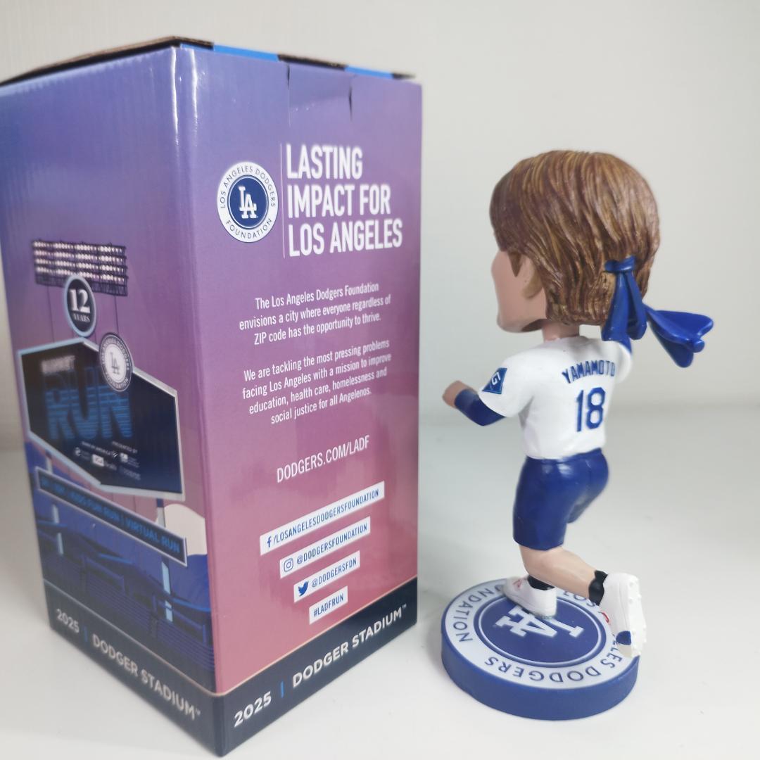 山本由伸 ドジャース サンセットラン ボブルヘッド 大谷翔平 非売品 h87T