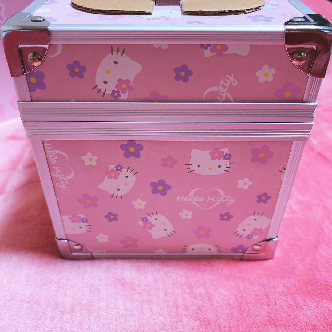 希少レア　ハローキティ　コスメケース　バニティ　ミラー付き　平成レトロ　サンリオ