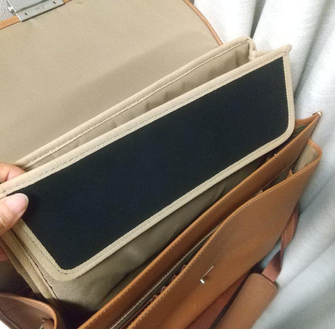 ハートマンブリーフケースビジネスバッグ革茶色　hartmann