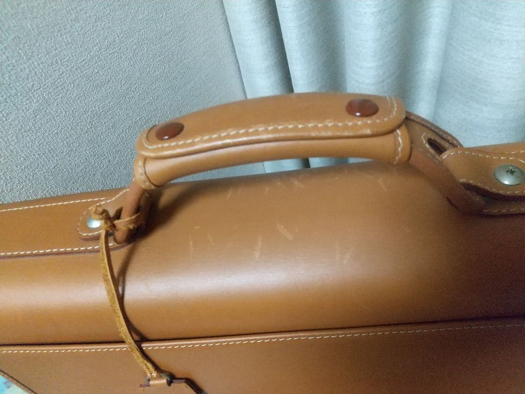 ハートマンブリーフケースビジネスバッグ革茶色　hartmann