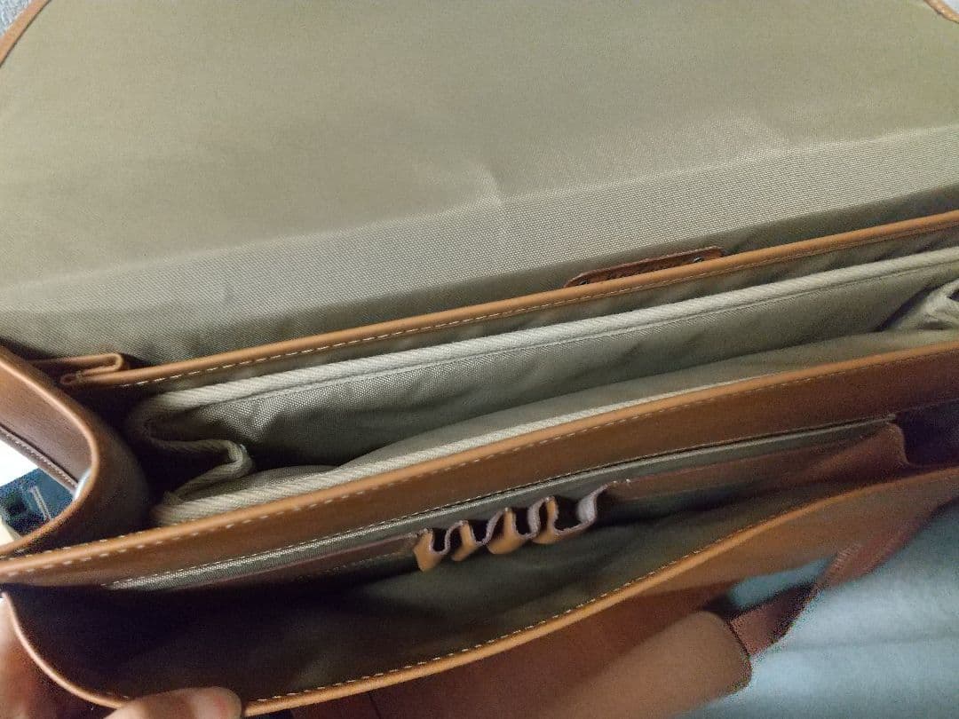 ハートマンブリーフケースビジネスバッグ革茶色　hartmann