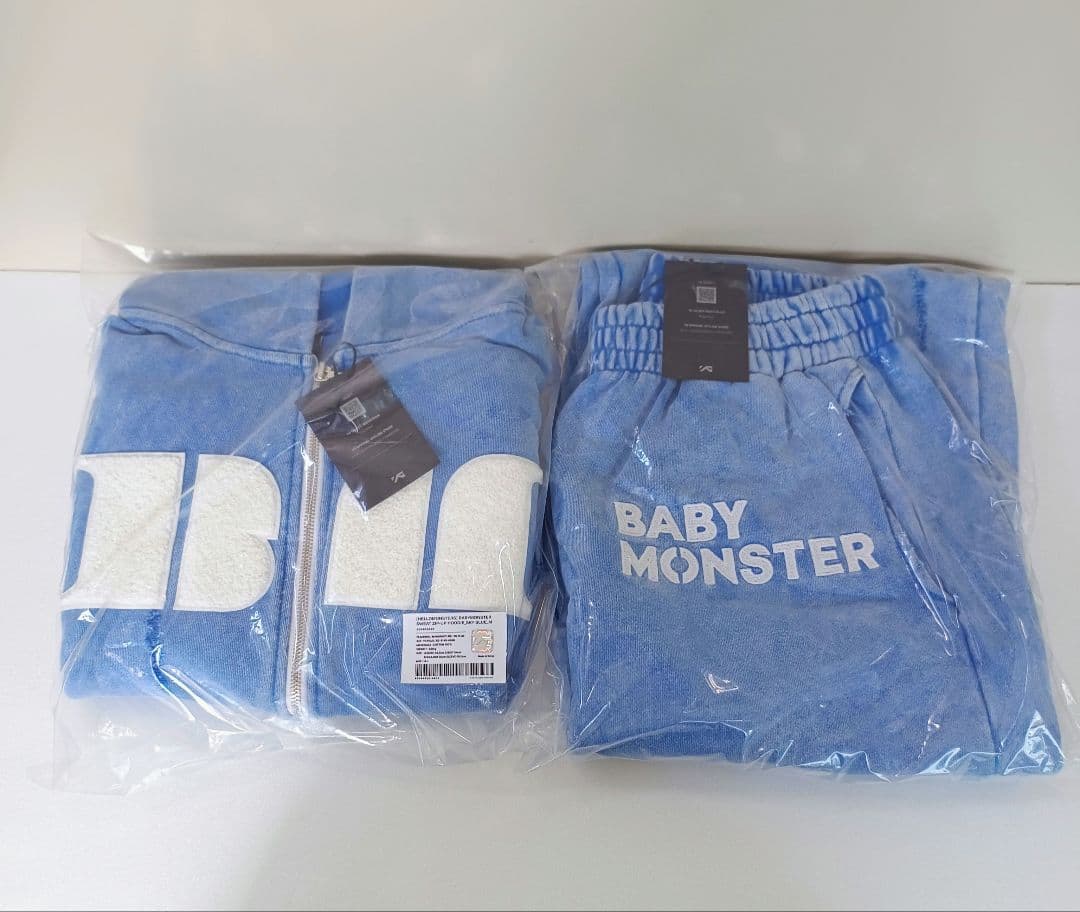 BABYMONSTER ベビモン　ソウルコン　スウェット　　スカイブルー　M