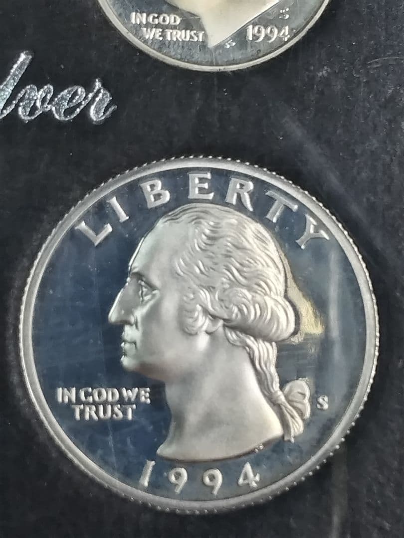 hab017 1994S. アメリカ ミントプルーフセット 銀貨3点