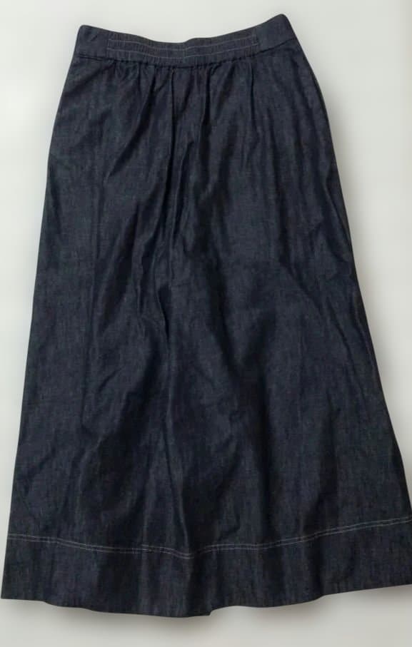 ヒューマンウーマン/ライトオンスデニムフレアースカーチョL新品