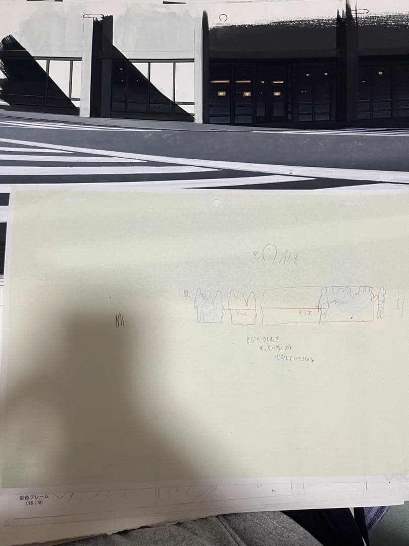 うしおととら 大量まとめ売り 原画 制作指示 セル画 直筆 背景 アニメ制作資料